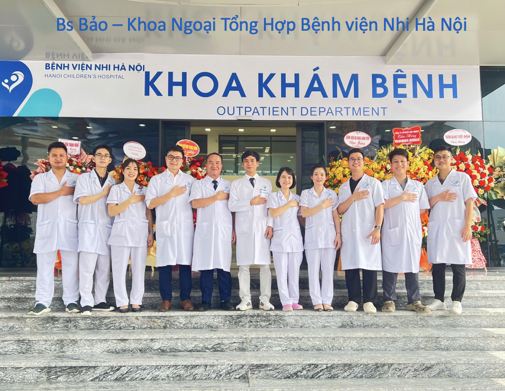 Khoa ngoại tổng hợp bệnh viện Nhi Hà Nội